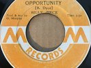 BILLY DYCE   Opportunity / Vers. JA MM RECORDS, rare tune VG+ 45