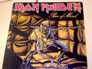 IRON MAIDEN Piece Of Mind with gold PROMO stamp and inner sleeve COVER ONLY