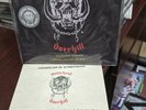 MOTORHEAD OVERKILL 7inch Etched SILVER Vinyl #1 /500 playing card & certificate