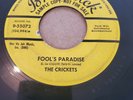 BUDDY HOLLY/THE CRICKETS Fool's Paradise  RARE PROMO 7