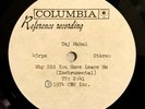 Taj Mahal RARE 1974 ACETATE WITH UNRELEASED INSTRUMENTAL Rudy Costa COLUMBIA