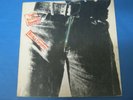 RECORD  EMPTY SLEEVE NO RECORD THE ROLLING STONES STICKY FINGERS with Metal Zip