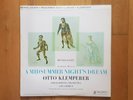 SAX 2393 - MENDELSSOHN - MIDSUMMER NIGHTS DREAM - KLEMPERER - VINYL LP RECORD