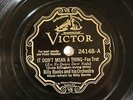 JAZZ BILLY BANKS ORCH It Don't Mean A Thing / Oh  You Sweet Thing VICTOR 24148