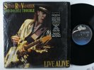 STEVIE RAY VAUGHAN AND DOUBLE TROUBLE Live Alive EPIC 2xLP VG++ gatefold SHRINK