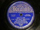 JAZZ BILLY HOLIDAY TEDDY WILSON Born To Love VOCALION 3605