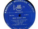 Van Gelder RVG Jazz LP:  Billie Holiday - Sings - American Recording Society ARS