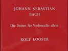 Bach Cello Suites 2 & 6 - Rolf Looser - VDE - 1st. original Swiss only