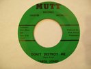 Rare Soul Funk Carol Jones Dont Destroy Problem Child MUTT Detroit 22421 MINT-