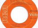 ELVIS PRESLEY Follow That Dream on RCA rock EP orange label
