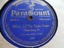 Gospel Blues Paramount Jubilee Singers 1923 The Saints Come Marching In 78 E/V