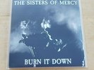 the sisters of mercy - burn it down  -7- clear vinyl