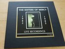 the sisters of mercy - live recordings  -  lp -test pressing