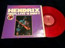 JIMI HENDRIX (2 LP LOT)  High, Live 'N Dirty Nutmeg Red Wax + COSMIC TURNAROUND