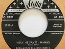 Mod Latin Mambo 45 BERNARDO BLANCO ORCH. Wha' He Say??/Jersey Jump RARE Hear