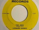 NOLA Funk Soul 45 LEONARD HARRIS The Joke/I'm A Fool For You RIP HEAR