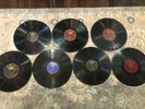 Earl Hines Autograph On Louis Armstrong Hot Five Seven 78 rpm Okeh Records
