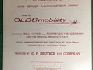 1958 Oldsmobile Dealer 12” Red Vinyl LP Record Bill Hayes Florence Henderson