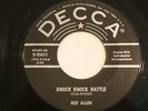 REX ALLEN  KNOCK KNOCK RATTLE / INVITATION TO THE BLUES  DECCA COUNTRY BOPPER