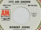 ROBERT JOHN Raindrops Love & Sunshine A&M 45 northern soul promo NM HEAR