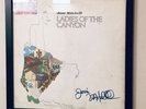 joni mitchell SIGNED ladies of the canyon OG PRESS 1970LP  Framed wTicket/Pass