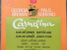 CARMELINA (1980 BURTON LANE) STUDIO CAST VINYL, PAUL SORVINO, GEORGIA BROWN