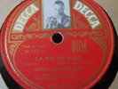 Disque 78 tours Louis Armstrong ...... La vie en rose / C est si bon