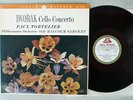 PAUL TORTELIER DVORAK CELLO CONCERTO ANGEL AA-7121 Japan FLIPBACK COVER RED LP
