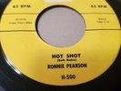 RONNIE PEARSON-HERALD 500 RARE ROCKABILLY 45 RPM HOT SHOT VG++ CLEAN LABELS