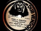 Leroy Smart , Big Youth Pride & Ambition 45 RPM Vinyl Single 12inch Dub Vend