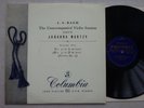 MARTZY - COLUMBIA 33CX 1287 - BACH - UNACCOMPANIED VIOLIN SONATAS VOLUME TWO
