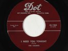 Doo-Wop/R&B 45 - Counts - I Need You Tonight - Dot - mp3