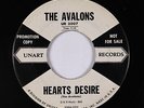 Doo-Wop 45 - Avalons - Hearts Desire - Unart - mp3