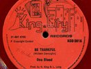 One Blood - Be Thankful / Ebony Eyes UK King & City 12
