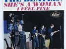 Rock 45 BEATLES I Feel Fine / She's a Woman CAPITOL picture sleeve *
