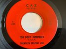 20th Century Zoo - You Don't Remember - CAZ L-103 - Original USA Garage Psych