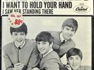 Beatles I Want to Hold Your Hand 45 & Pic Sleeve VG++/NM Vinyl