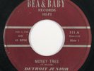 DETROIT JUNIOR Money Tree / So Unhappy Bea & Baby R&B Blues 45 HEAR