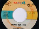 SHELL BROTHERS Shoma Dom Dom / Whispering Winds End Doo Wop R&B 45 HEAR
