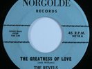 Doo Wop 45 REVELS Greatness Of Love NORGOLDE HEAR *