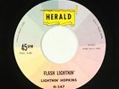 R&B Inst./Blues 45 - Lightnin' Hopkins - Flash Lightnin' - Herald - VG+ mp3