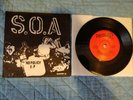 SOA State of Alert - No Policy ep black vinyl Minor Threat Ramones Misfits Nofx
