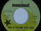 Teen Rocker 45 DOLLY PARTON What Do You Think About Lovin' MONUMENT promo HEAR *