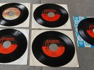 LED ZEPPELIN 5x VINYL SINGLE,  The Atlantic Group, Whole Lotta Love, Imigrant..