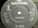 Paul McCartney Wings - Let 'Em In / Goodnight Tonight UK 87 Parlophone Promo 7