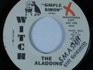Popcorn Doo Wop 45 ALADDINS Simple Simon WITCH promo HEAR *