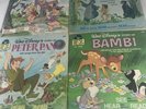 Walt Disney Along Book and Record - Peter Pan,Jungle Book,Bambi, Three Pigs