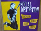SOCIAL DISTORTION Somewhere Between Heaven And Hell LP EPIC 1992 EU orig+inner
