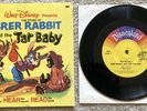 Brer Rabbit Tar Baby Disney Book & Record 1977 Splash Mountain Song of the South