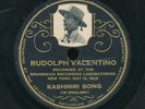 78tk-Personality-BRUNSWICK 33579/80-Rudolph Valentino-(Kashmiri Love Song/El Rel